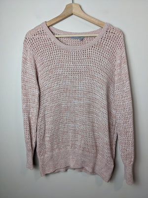 fransa pink sweater - L
