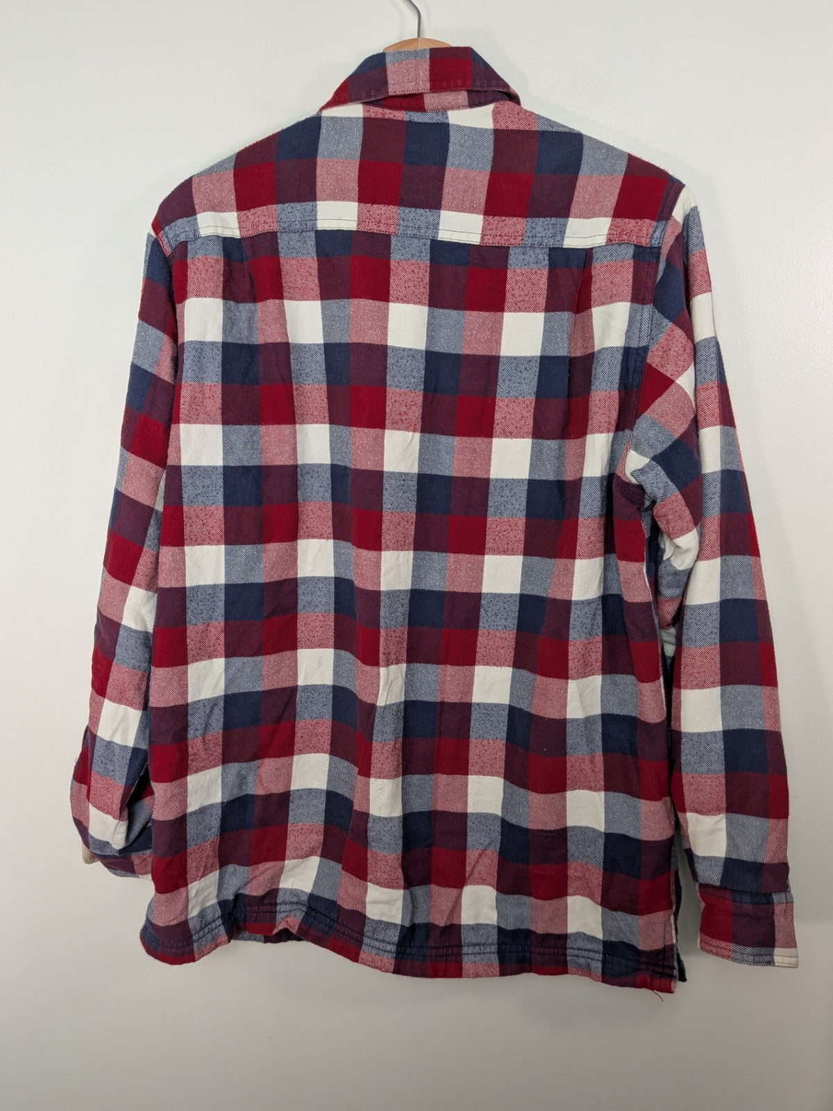 L.L.Bean fleece plaid - S