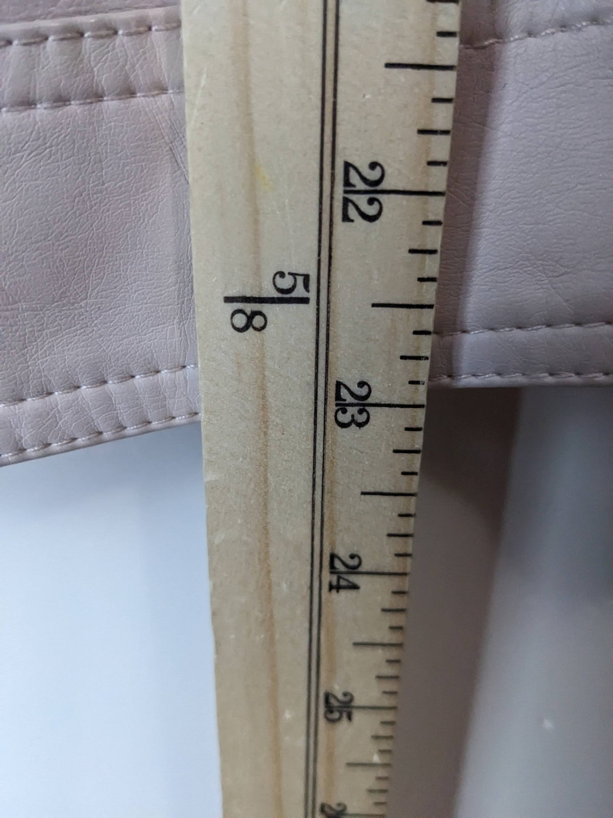 b.young light pink faux leather jacket - 40