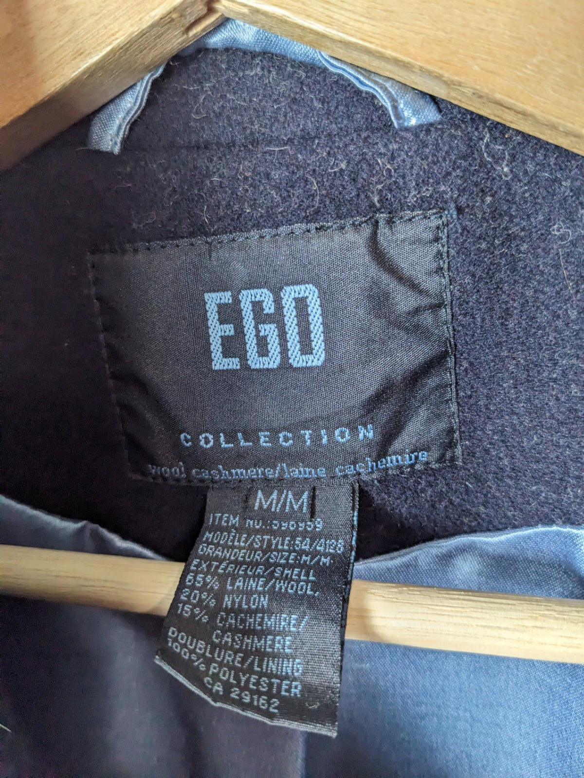 Ego Black Peacoat - L