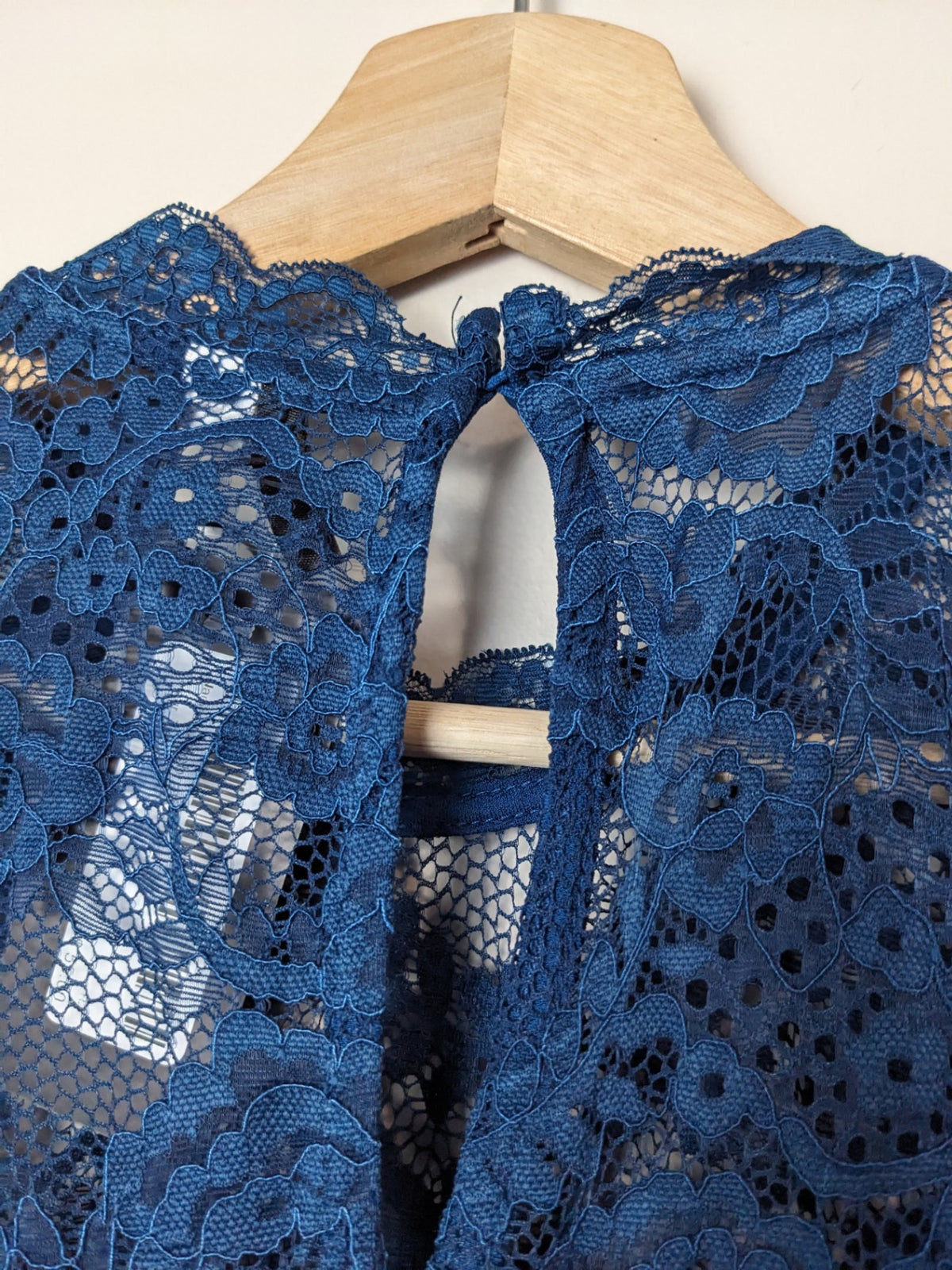 NWT Silver Icing Navy Celebration Dress - L