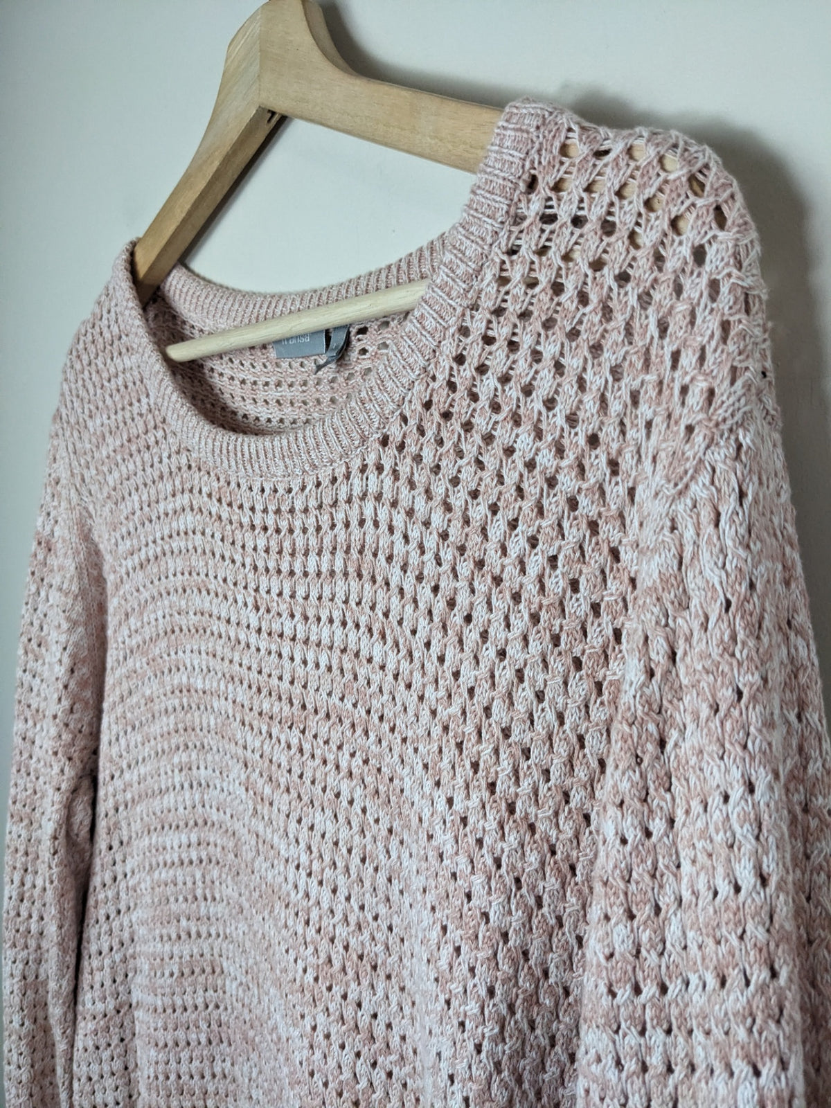 fransa pink sweater - L