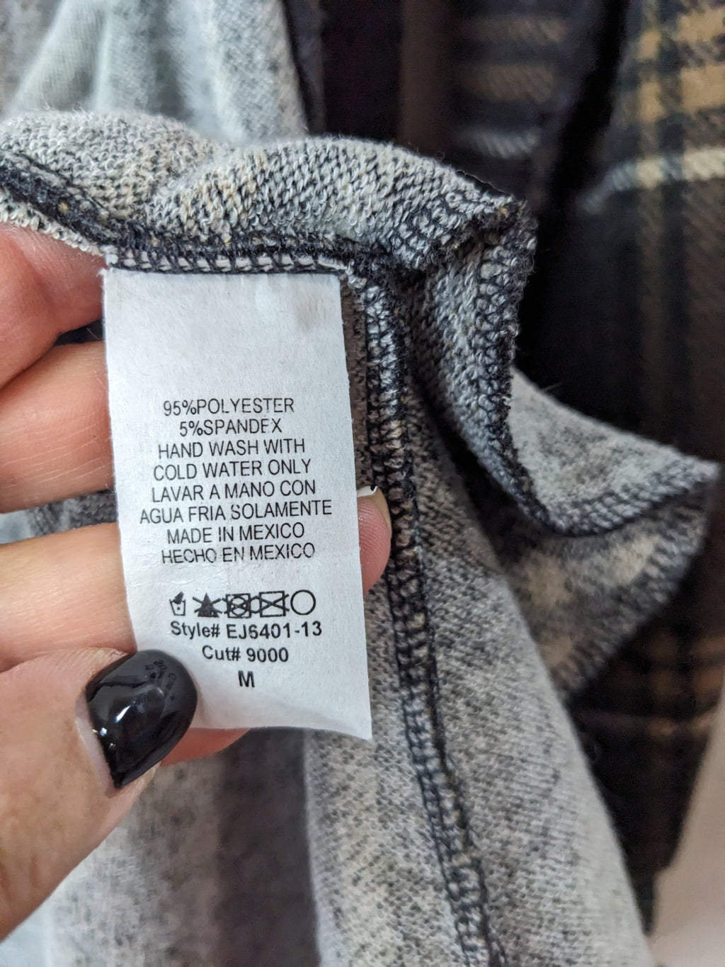 HEMISH Plaid Hooded Button Up - M