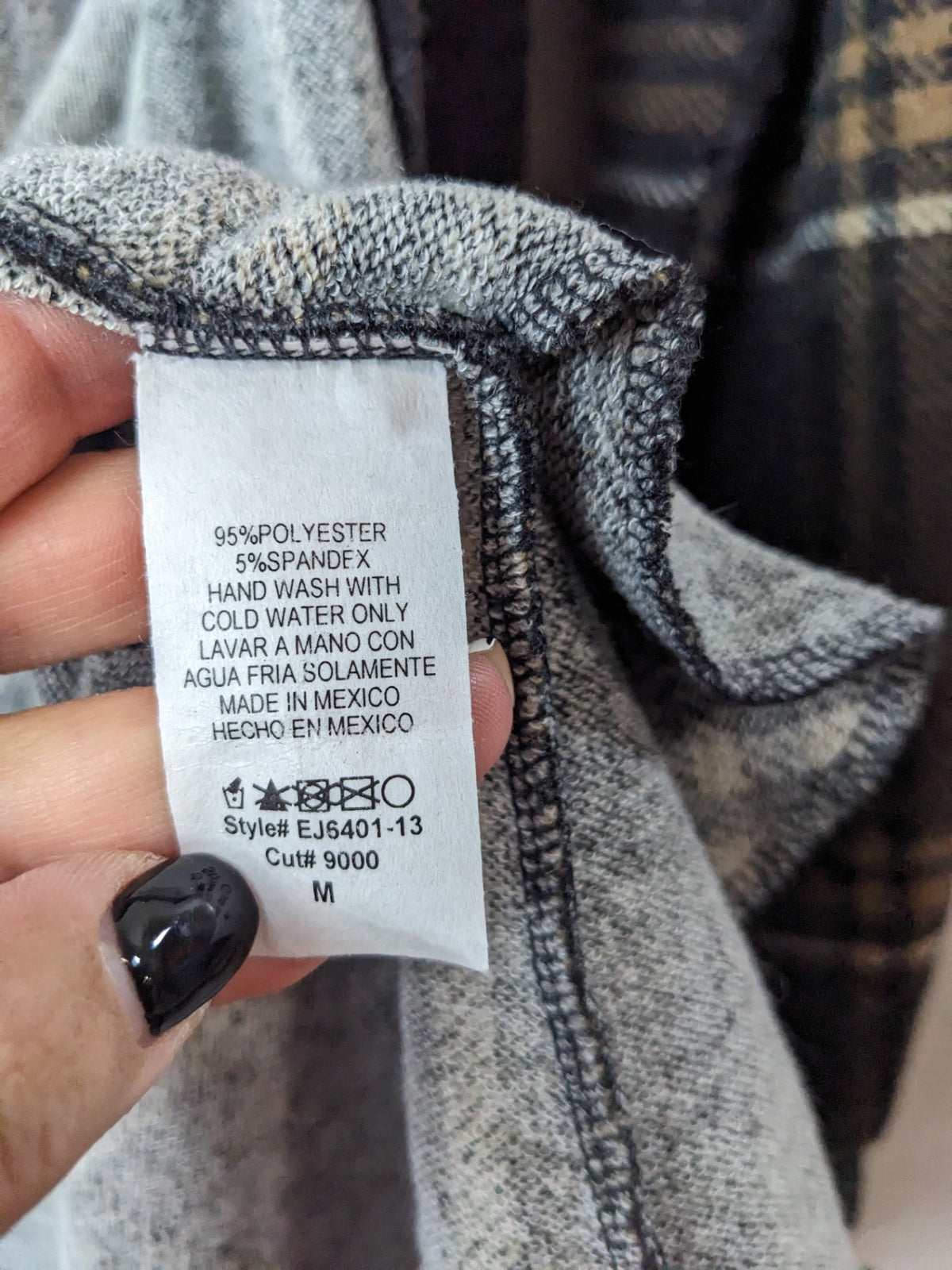 HEMISH Plaid Hooded Button Up - M