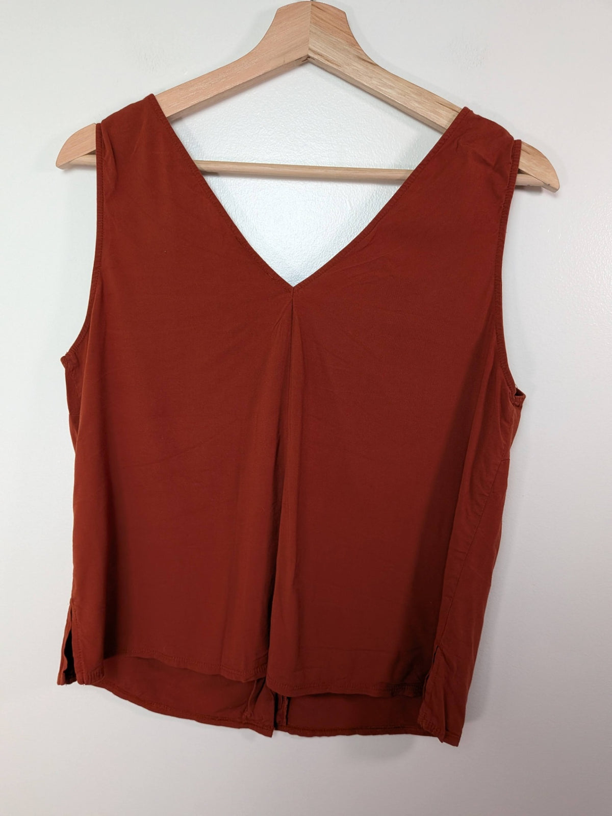 Apricot brown blouse - M