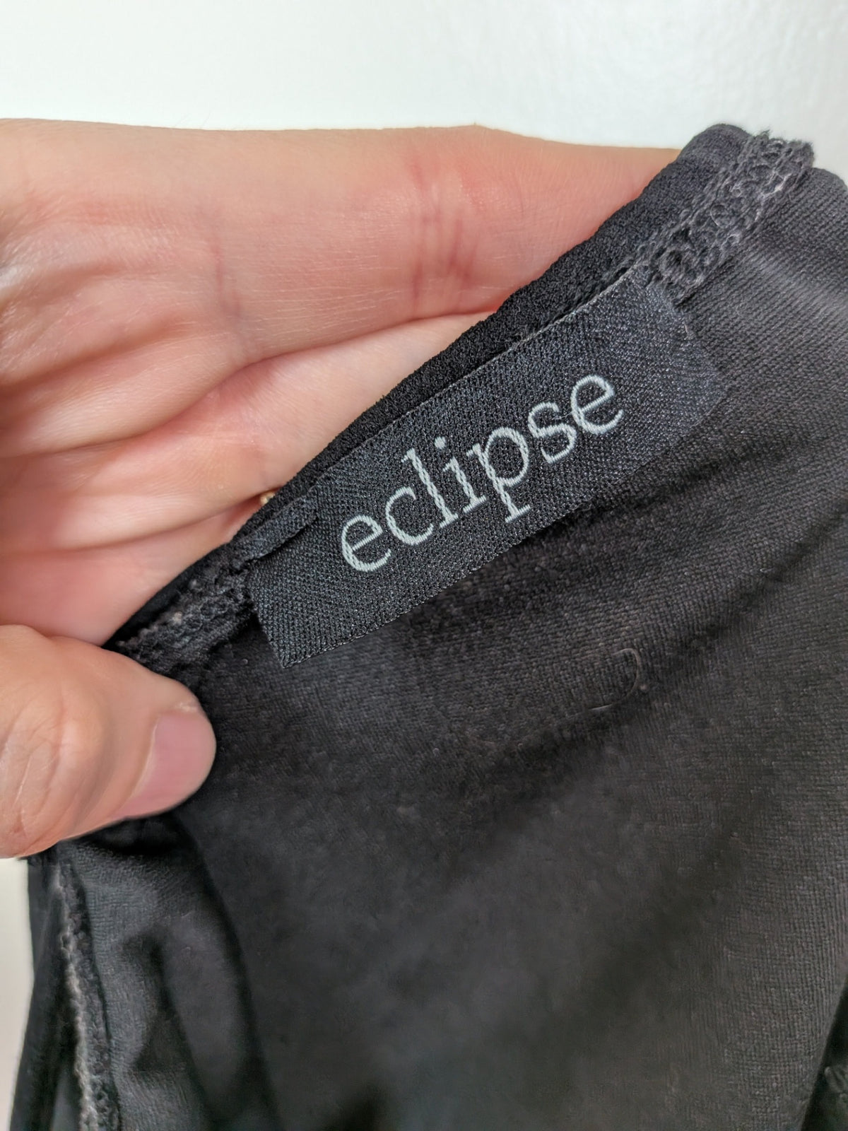 eclipse black blouse - M