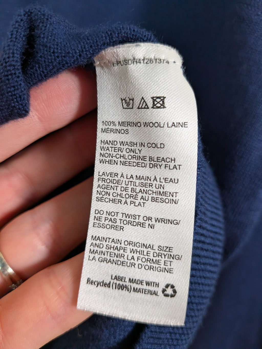 en THREAD 100% merino wool sweater - Appears M