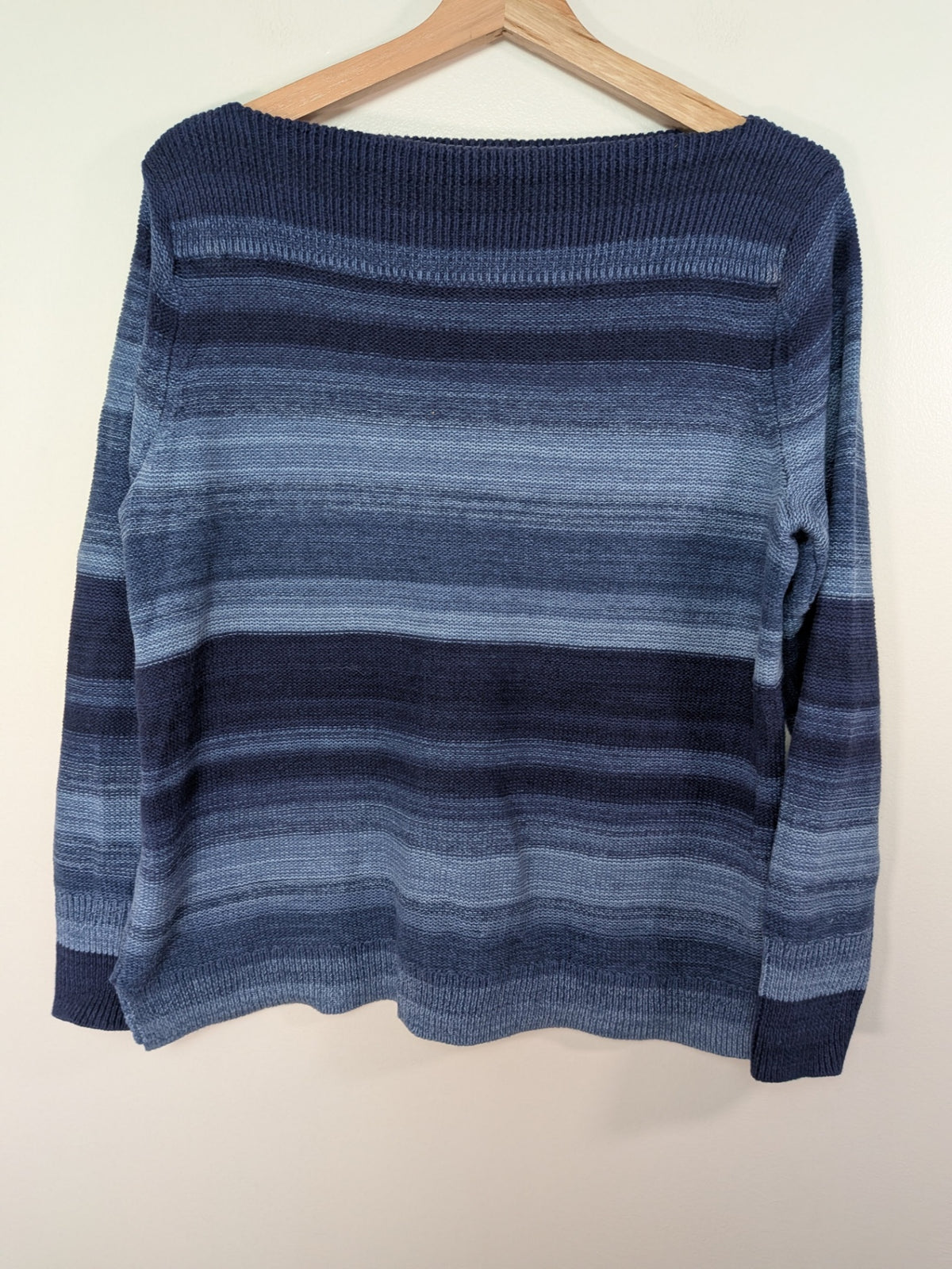 Chaps blue striped sweater - S