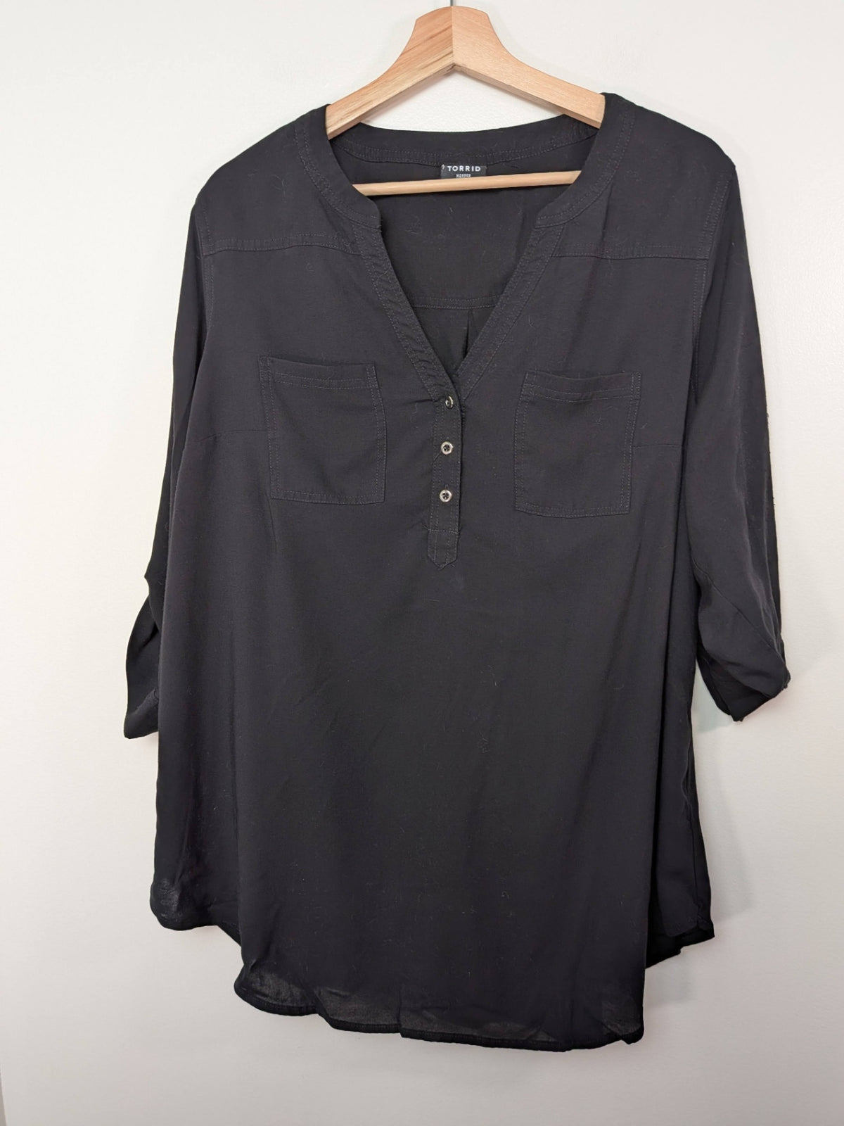 Torrid black blouse - 1X