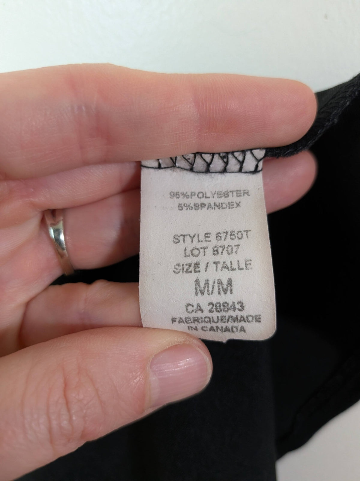eclipse black blouse - M