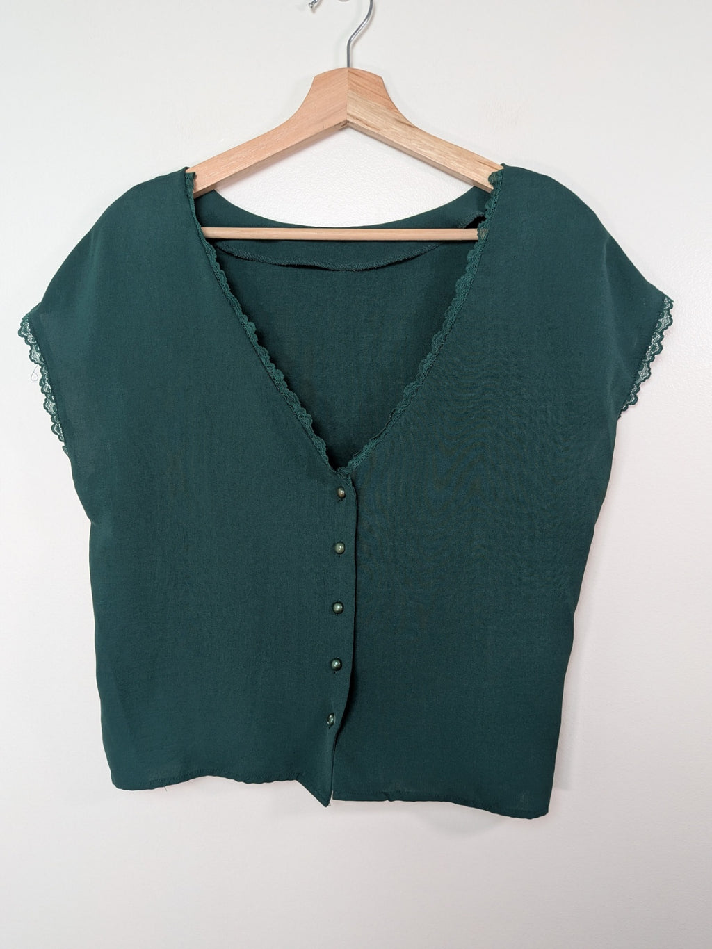 Shein green blouse - M