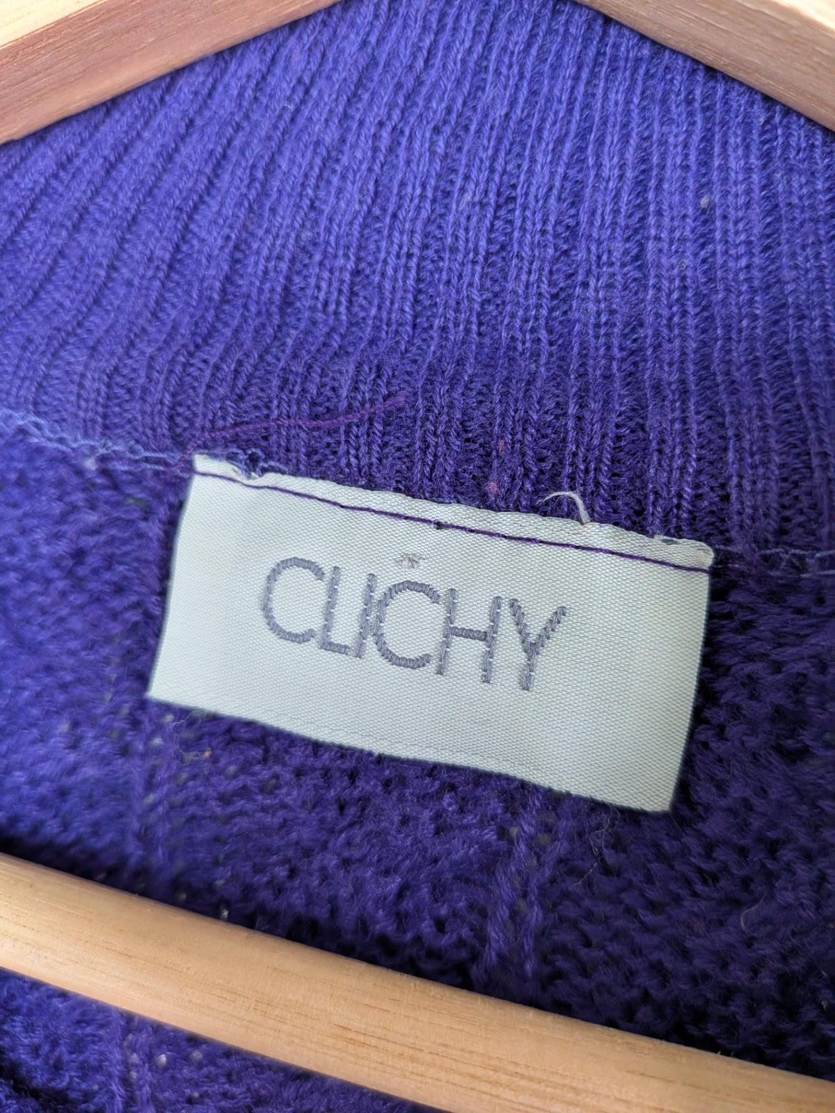 Clichy purple sweater - Appears S