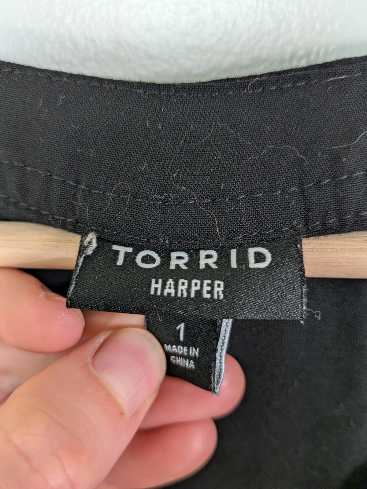 Torrid black blouse - 1X