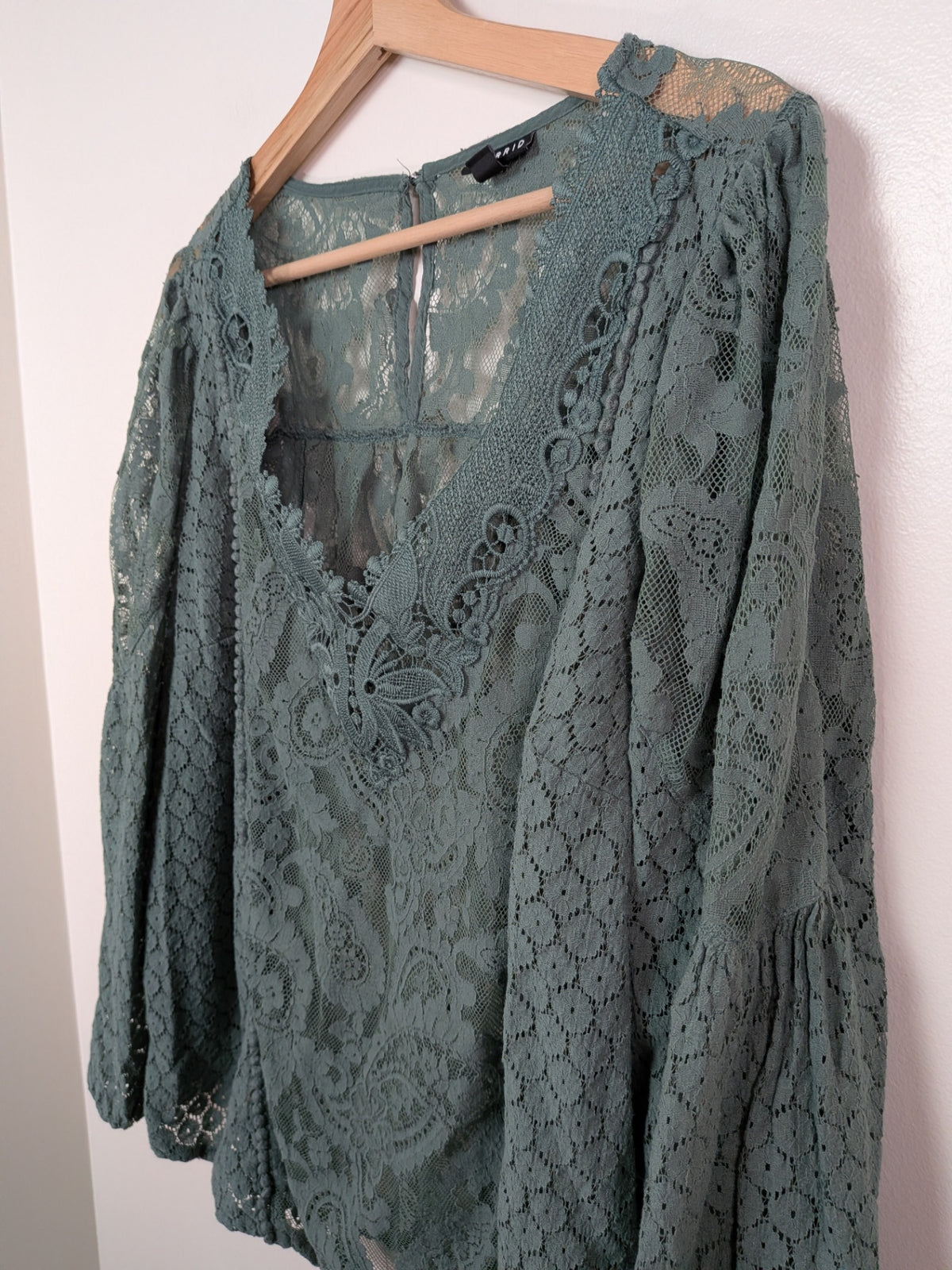 Torrid green blouse - 1X