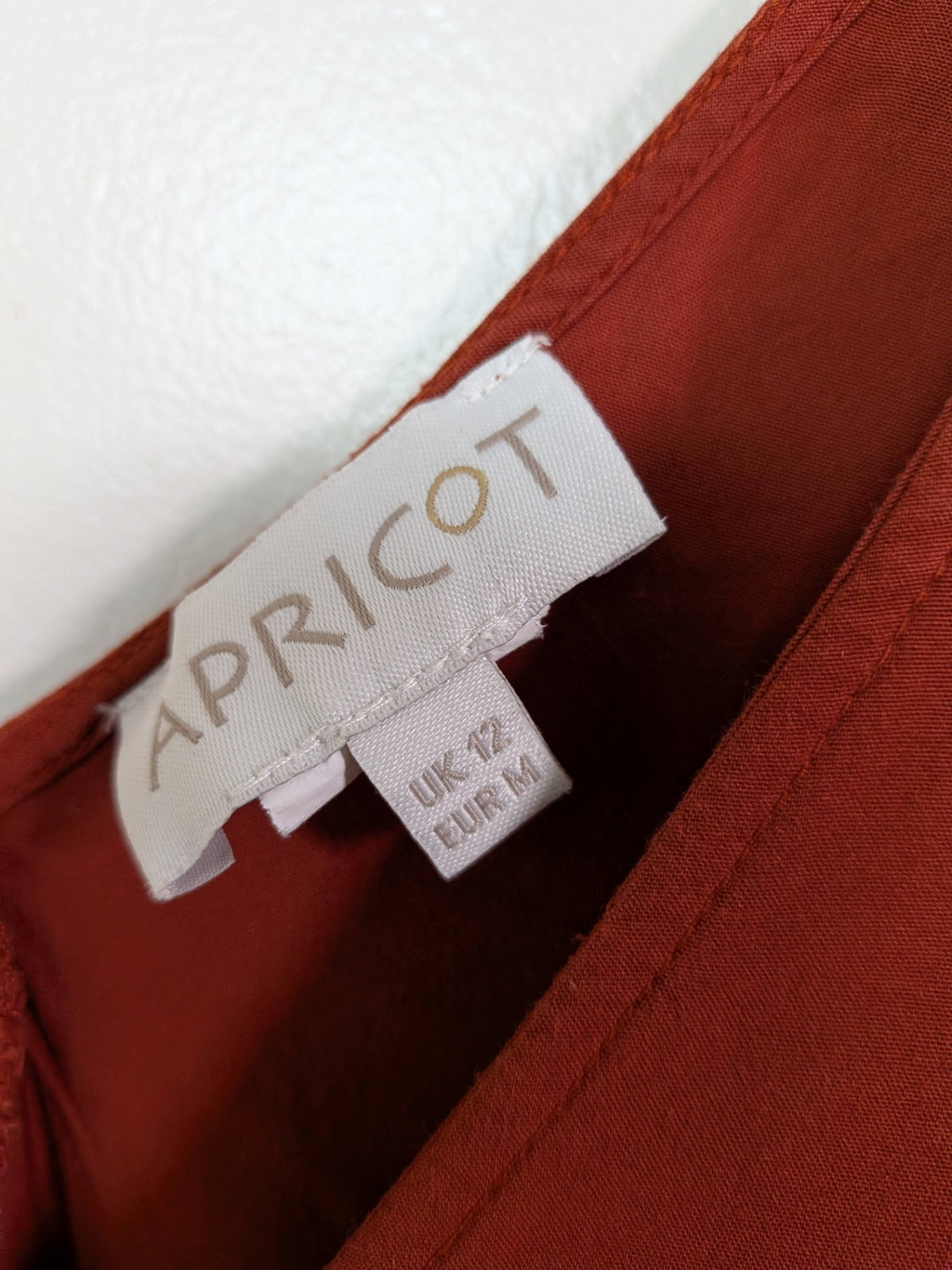 Apricot brown blouse - M