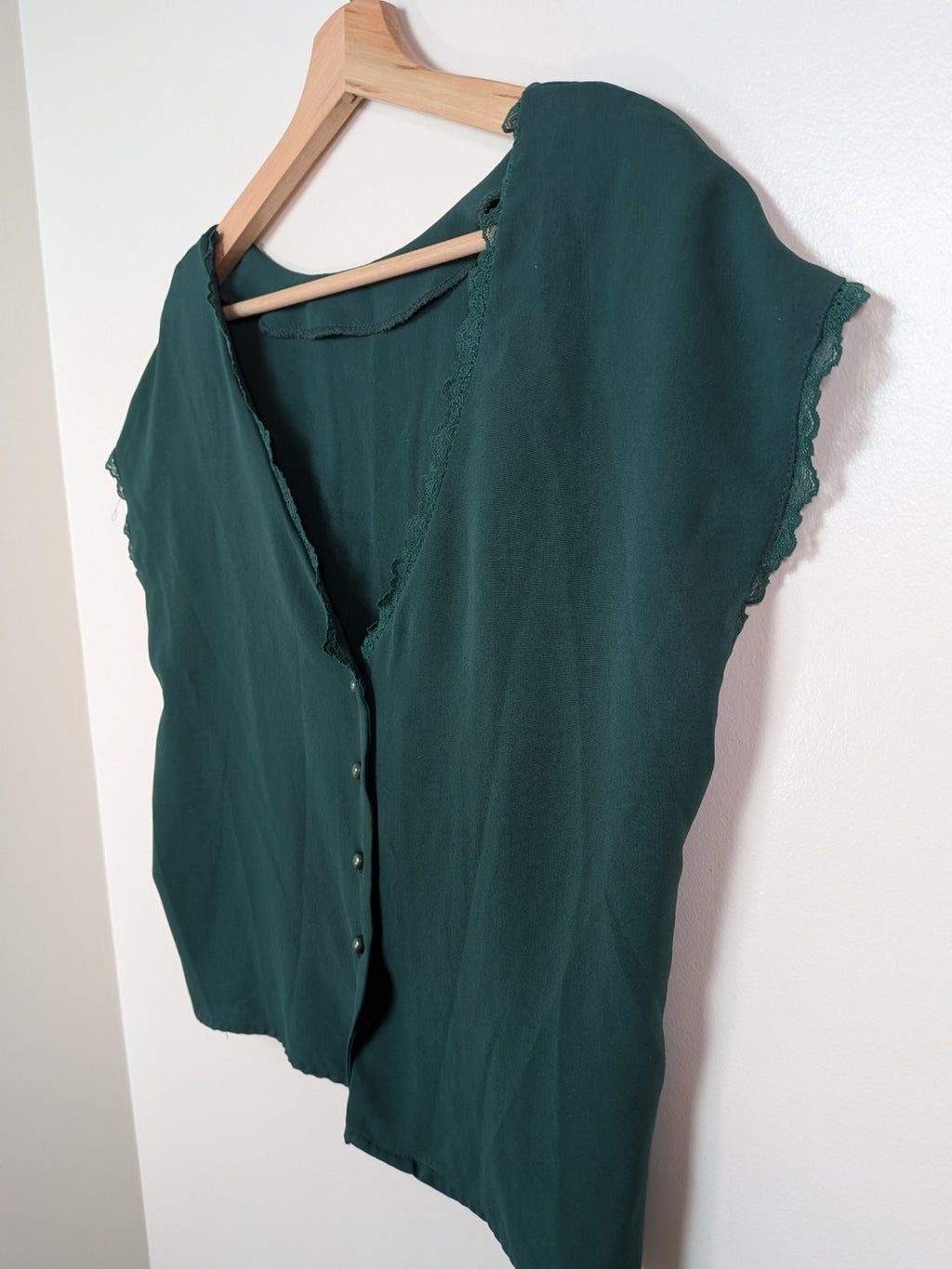 Shein green blouse - M