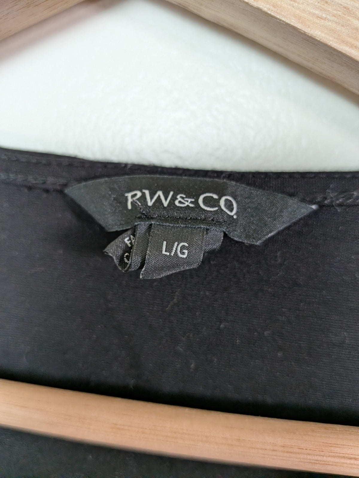 RW&Co. black blouse - L