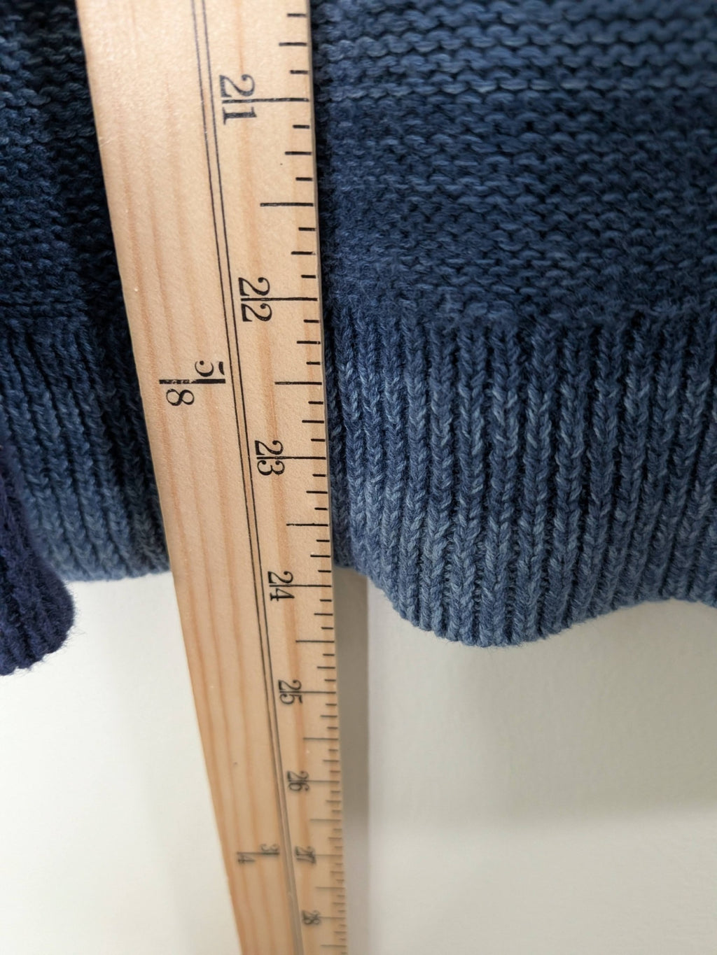 Chaps blue striped sweater - S