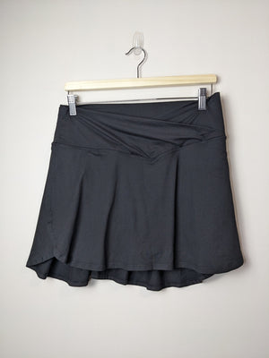 NWT Silver Icing Black Skort - L