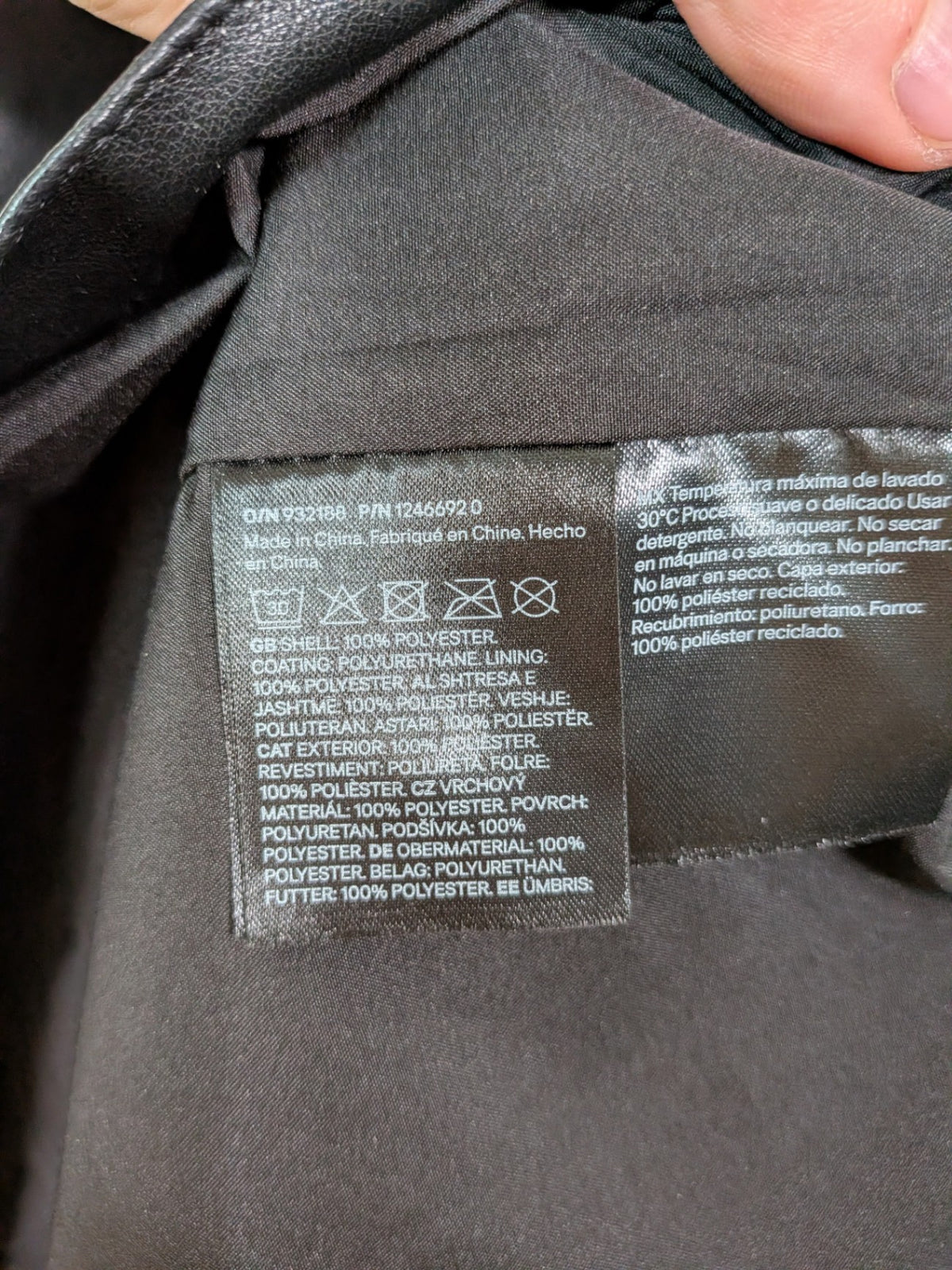 H&M halter pleather dress - Appears S