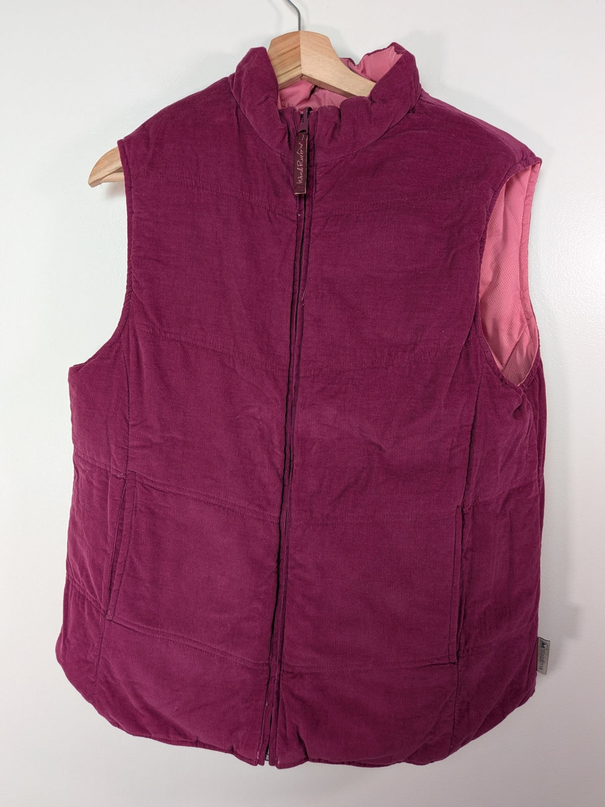 WindRiver reversible pink vest - M