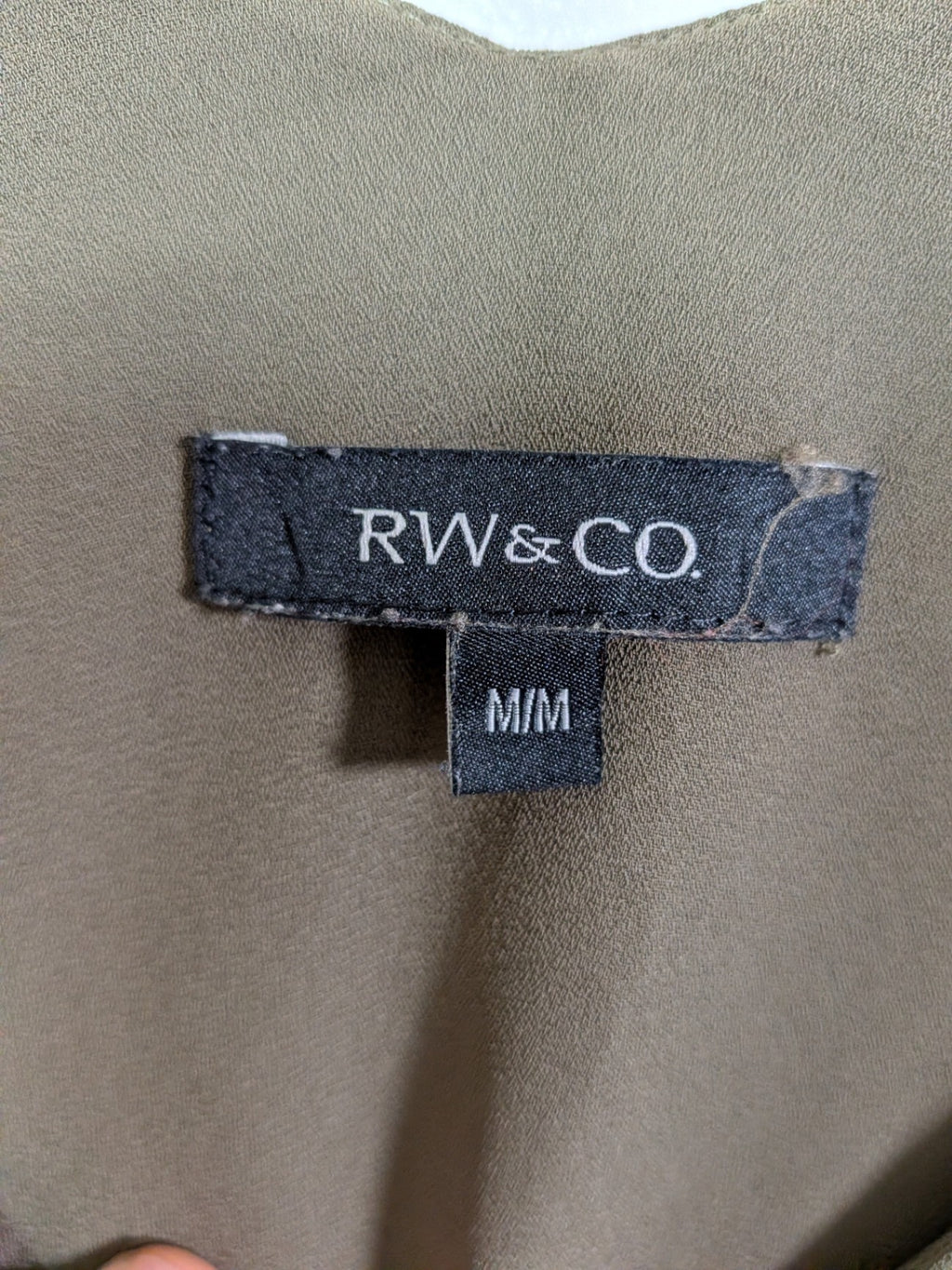RW&Co. green blouse - M