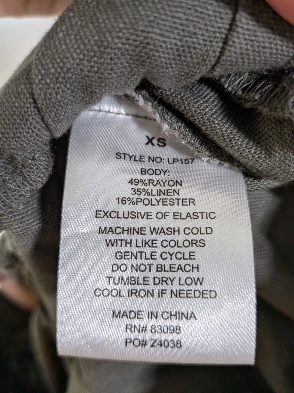 Ci Sono linen blend pants - XS