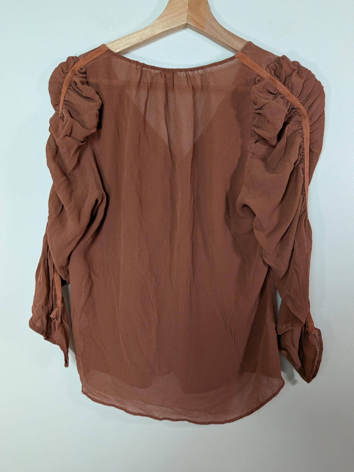 Wilfred 100% silk blouse - M