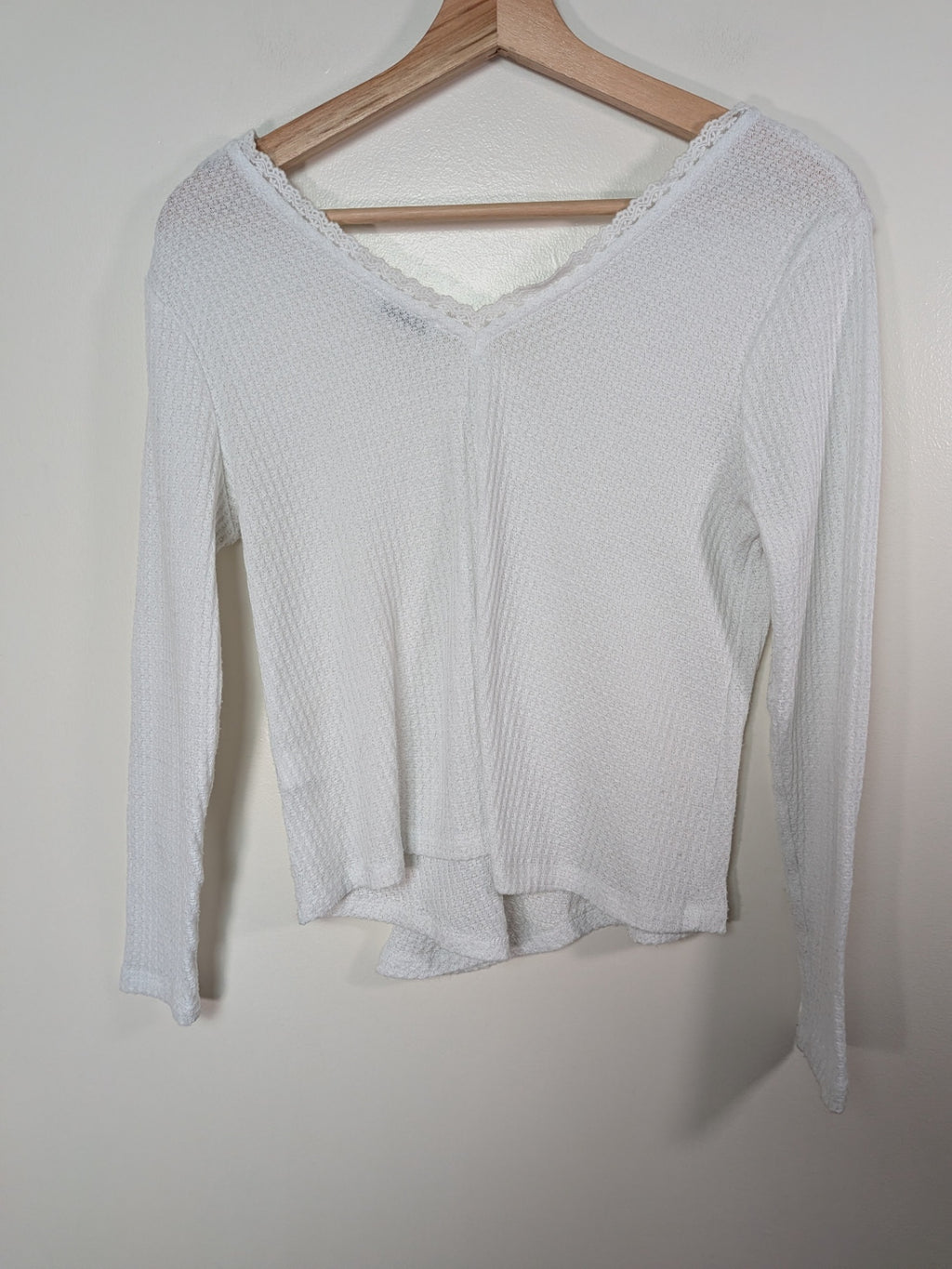 Dex white long-sleeve  - S