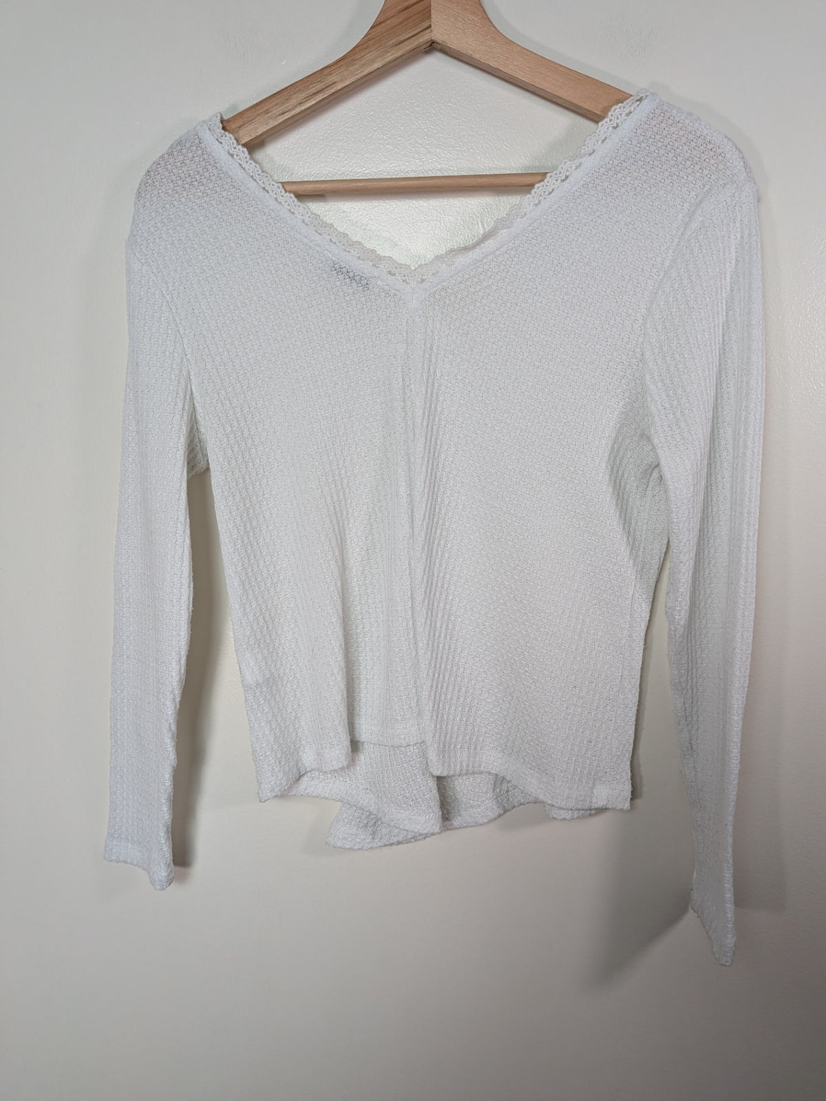 Dex white long-sleeve  - S
