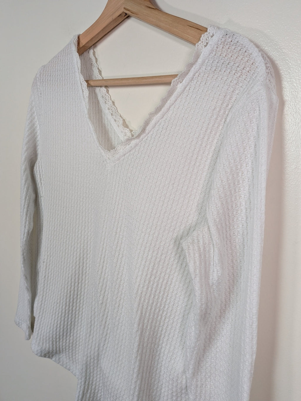Dex white long-sleeve  - S