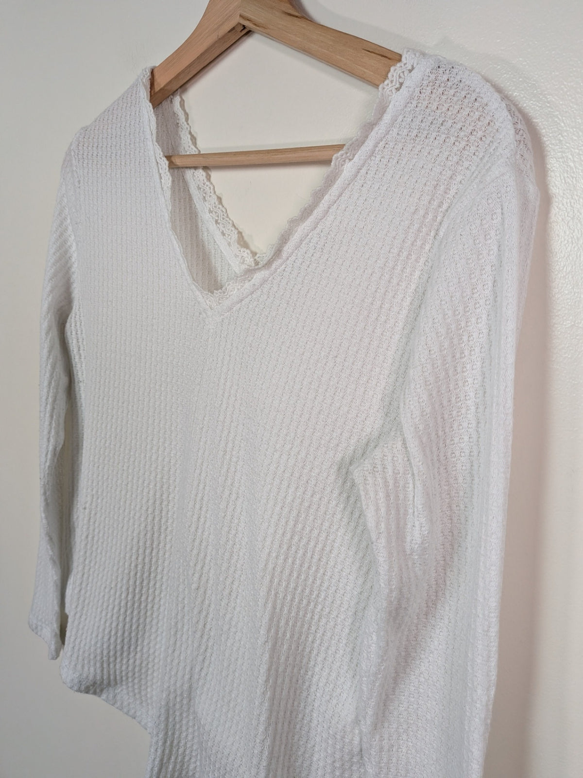 Dex white long-sleeve  - S