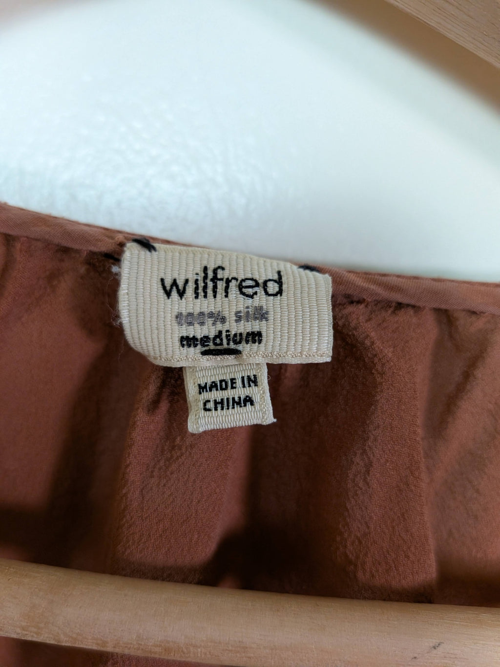 Wilfred 100% silk blouse - M