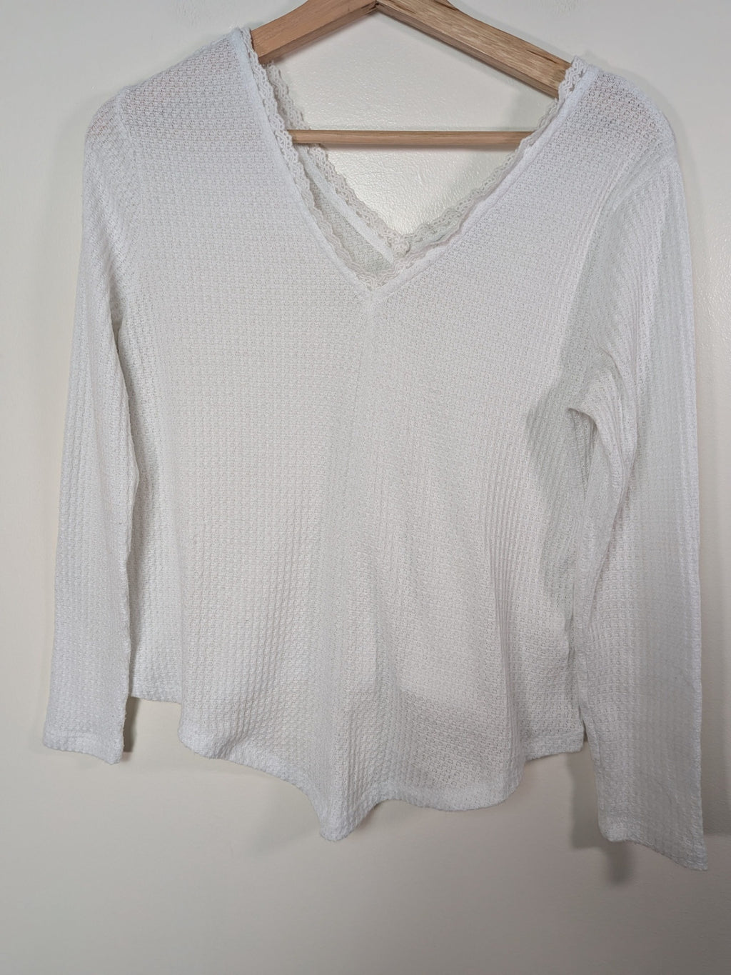 Dex white long-sleeve  - S