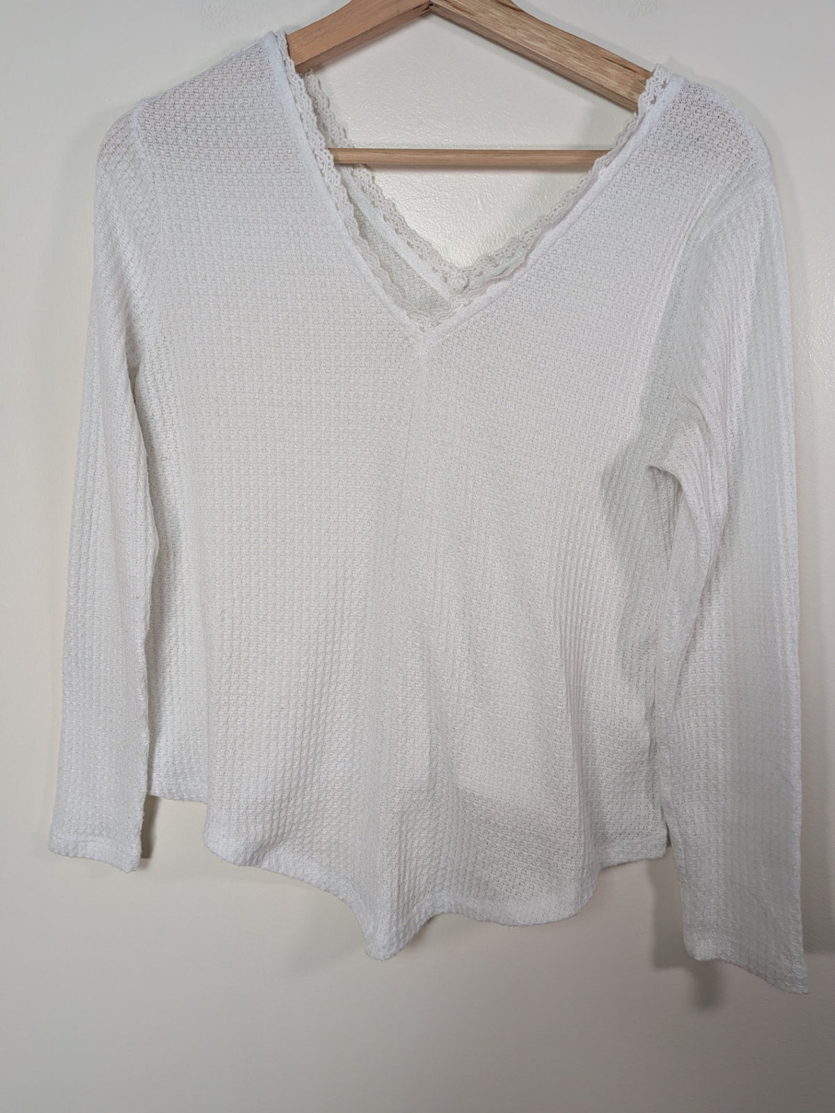 Dex white long-sleeve  - S